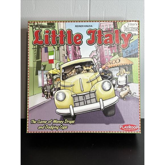 Little Italy Board Game 2007 Reiner Knizia Playroom Entertainment Complete USA! - Picture 1 of 4